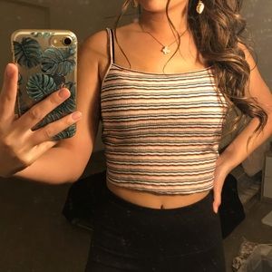 striped tank top